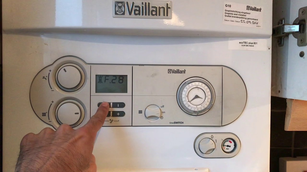 Vaillant F28, F29, F26 arızası ve çözümü